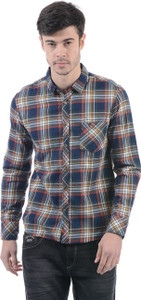 Flying Machine Men Checkered Casual Multicolor Shirt