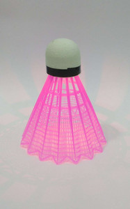 yo port LED BADMINTON SHUTTLE COCK Plastic Shuttle - Multicolor