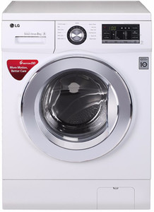 LG 8 kg Fully Automatic Front Load Washing Machine White
