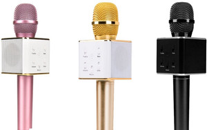 Rich Walker Combos of Portable Wireless Mic With Inbuilt Bluetooth Speaker Also Supports IOS,Android,Windows Microphone