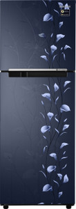 Samsung 253 L Frost Free Double Door 2 Star (2019) Refrigerator(Tender Lily Blue, RT28M3022UZ/NL/RT28M3022UZ/HL)