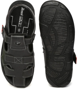 paragon black sandals