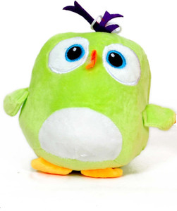 Skylofts Cute 22cm Lovely Stuffed Green Bird Soft Toy - 22 cm