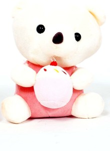 Skylofts 20cm Lovely Cute Soft Stuffed Teddy Bear with Birthday Cake Plush Gift  - 20 cm