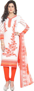 Ishin Crepe Printed Salwar Suit Dupatta Material