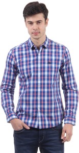 Flying Machine Men Checkered Casual Multicolor Shirt