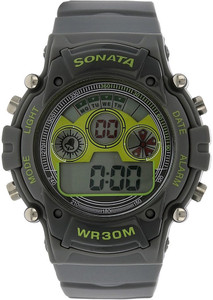 Sonata NH77006PP02J Digital Watch - For Men