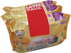 Smarty Twomax Saver Combo pack of 30 Pcs wet wipe 3 pack …