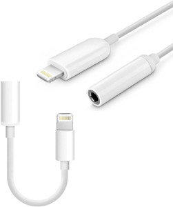 Blueink 8 Pin Lightning to 3.5 mm Headphone Jack Adapter AUX Female Audio Jack Earphone Extender for iPhone 7 Lightning Cable