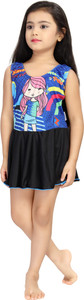 Rovars Printed Girls Swimsuit