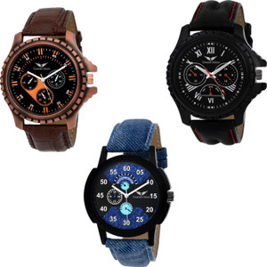 Gargee Design New 413452 Combo 3, Eye Catching, Value for Money ,Pre-GST Stock Clearance Analog Watch - For Boys