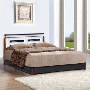 FurnitureKraft Oman Metal Queen Bed With Storage