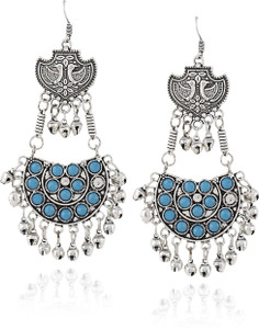 Aradhya Beads German Silver Dangle Earring
