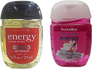 Bath Body Works Set Of 2 Magnolias Mimosas Energy Orange Bacterial Hand Gel 58 Ml Pack Of 2