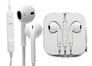 SHOPCRAZE Premium Built in Mic Earphones with Certified for iPhone iPad iPod Wired Headset With Mic (White) Wired Headset With Mic