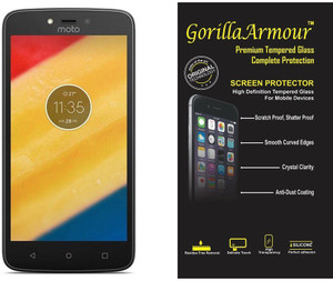 Gorilla Armour Tempered Glass Guard for Motorola Moto C, Motorola Moto C Plus
