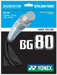 Yonex BG80 0.68mm Badminton String - 10 m