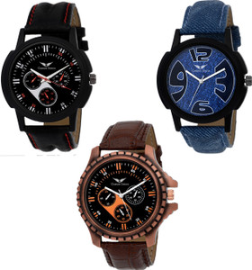 Gargee Design New 514133 Combo of 3 , Eye Catching, Value for Money ,friendship gift in wrist watches Analog Watch - For Boys