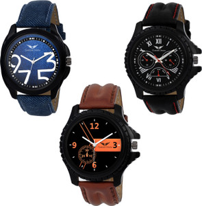 Gargee Design New 324352 Combo of 3 ,Eye Catching ,Value for Money , friendship gift in wrist watches Analog Watch - For Boys