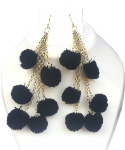 Pom pom earrings flipkart hot sale