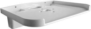 NAOE SET TOP BOX & REMOTE HOLDER Plastic Wall Shelf