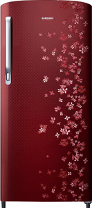 Samsung 192 L Direct Cool Single Door 3 Star Refrigerator Sangneri Red, RR19M1723RY/HL