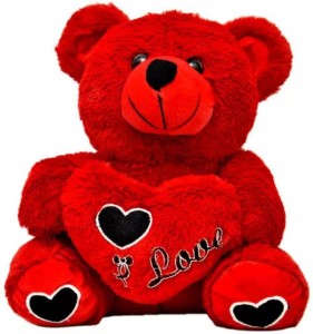 Kt Kashish Toys Kashish Red Love teddy Bear 45 c  - 45 cm