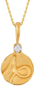 Glitterati By Asmi Designer 18kt Diamond Yellow Gold Pendant