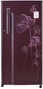 LG 188 L Direct Cool Single Door 2 Star Refrigerator(Scarlet Heart, GL-B191KSHV)