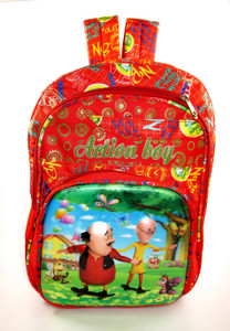 ehuntz Motu patlu 5D embossed Big Waterproof School Bag
