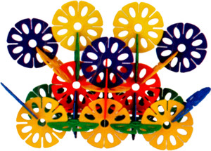Sunshine Gifting 42 pc Floral Block Set For Kids