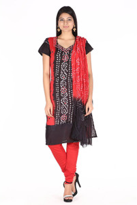 Soundarya Cotton Polyester Blend Printed Salwar Suit Dupatta Material