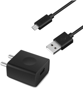 Trost 2A Black Wall Charger/Adapter & Data Cable For Gnee Elife E7 Mobile Charger