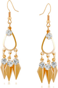 VK Jewels Beautiful Three Spear Alloy Drop Earring