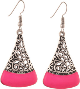 Zephyrr Fashion Ethnic Hook Earrings with Cutwork design for Girls and Women Alloy Dangle Earring