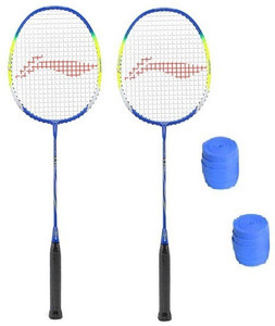 Li-Ning Q50 Badminton Strung Racket with Grip- Pack of 2 G5 Strung