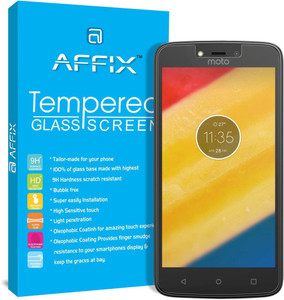 Affix Tempered Glass Guard for Motorola Moto C Plus