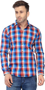 Being Fab Men's Checkered Casual Multicolor Shirt