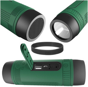 Memore ZEALOT 4-in1 Waterproof Portable Bluetooth Speaker with Powerful Torch and 4000mAh Power bank Portable Bluetooth Mobile/Tablet Speaker