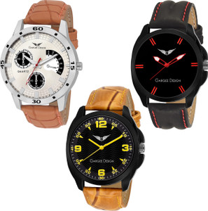 Gargee Design New 22246 Elegant Combo Lavish Pre-GST Stock Clearance Analog Watch - For Men