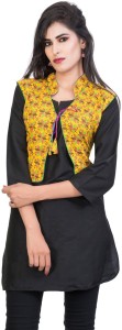 Banjara India Sleeveless Printed Women Jacket