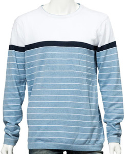 360 Degree Full Sleeve Striped Men Sweatshirt