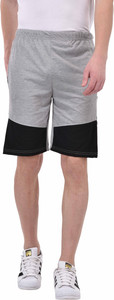 Tej Star Solid Men Grey Running Shorts