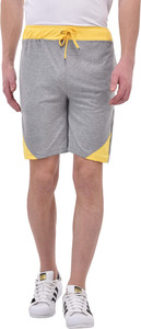 Tej Star Solid Men Grey Running Shorts