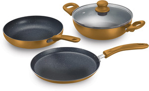 Prestige Omega Festival Pack - Build Your Kitchen Set Induction Bottom Cookware Set