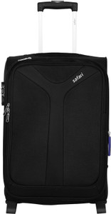 Safari KAYAK 2W 55 BLACK Expandable Cabin Luggage - 117 inch