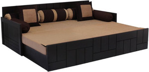 Auspicious Home Nelson (4 Pillows) Double Fabric Sofa Bed