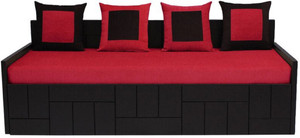 Auspicious Home Nelson (4 Pillows) Double Fabric Sofa Bed