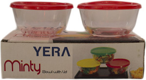 YERA POLO MINTY Glass, Plastic Bowl Set