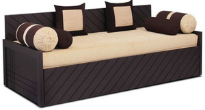 Auspicious Home Kaiden (2 Pillows, 4 Bolsters) Double Fabric Sofa Bed